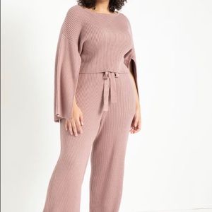 Eloquii Pink Sweater Co-ord Set